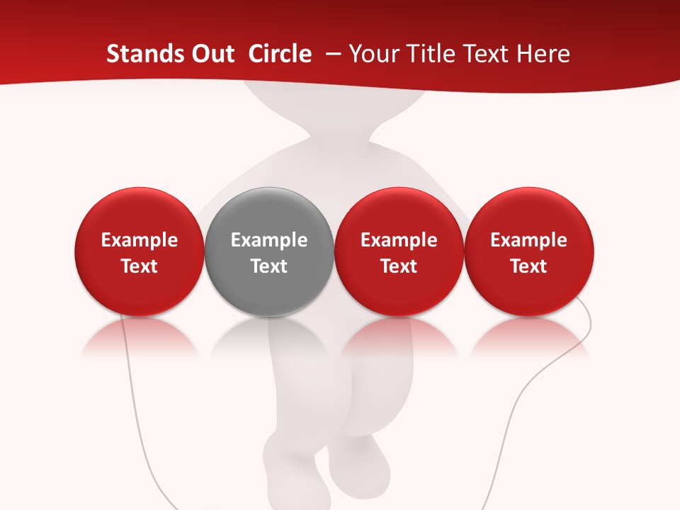 White Background Lifestyle PowerPoint Template