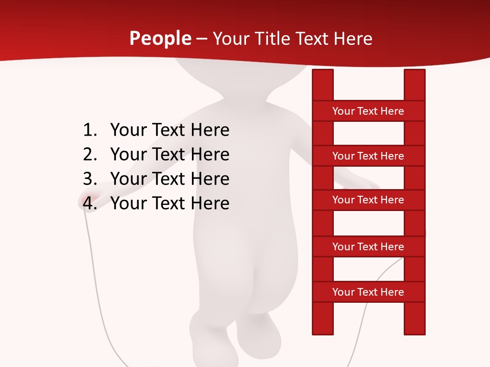 White Background Lifestyle PowerPoint Template