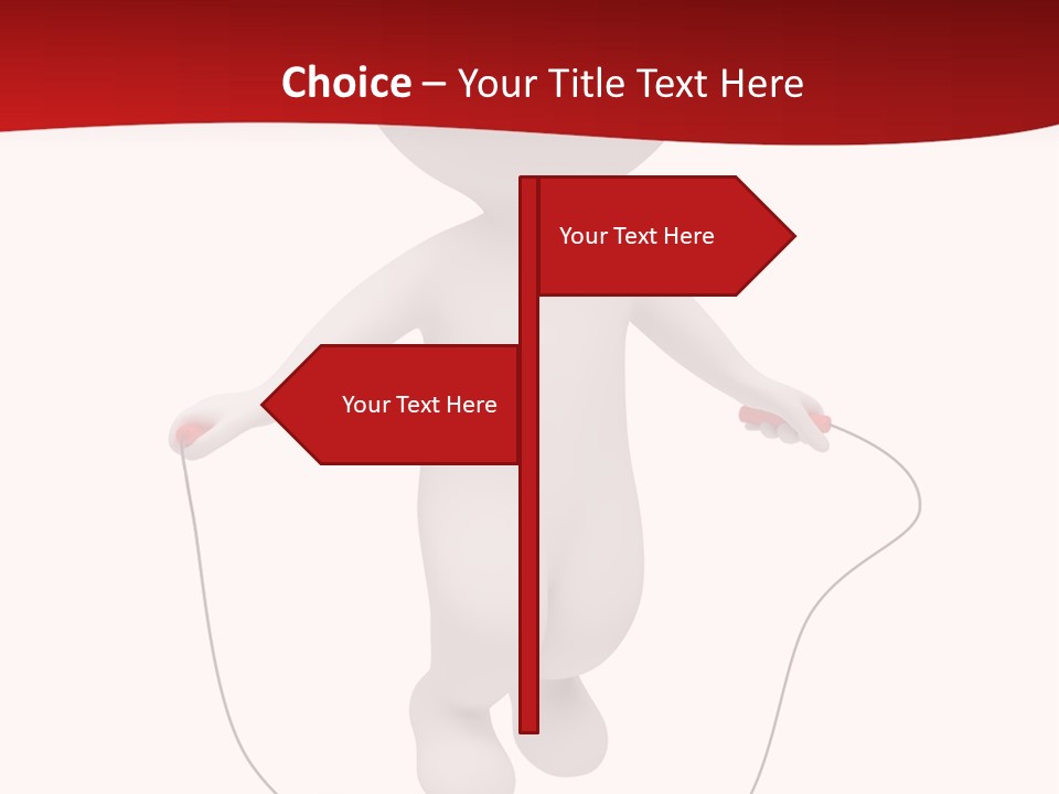 White Background Lifestyle PowerPoint Template