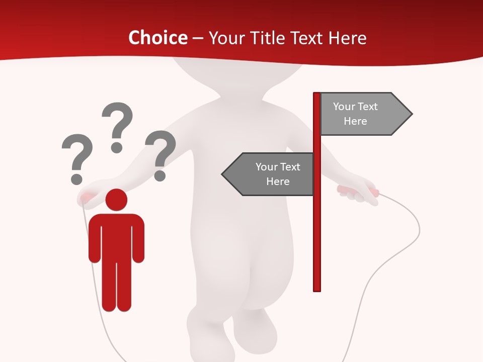 White Background Lifestyle PowerPoint Template