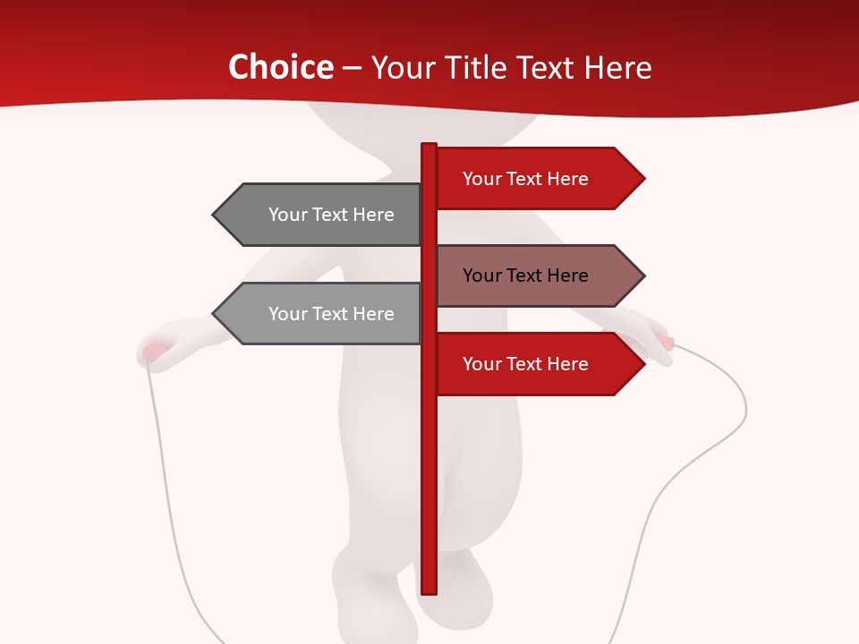 White Background Lifestyle PowerPoint Template