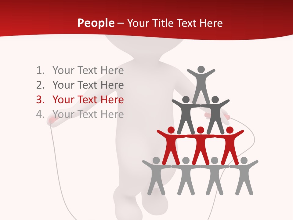 White Background Lifestyle PowerPoint Template