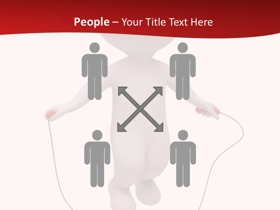 White Background Lifestyle PowerPoint Template