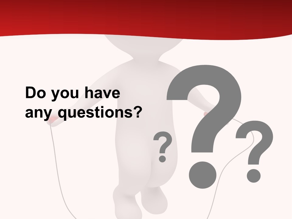 White Background Lifestyle PowerPoint Template