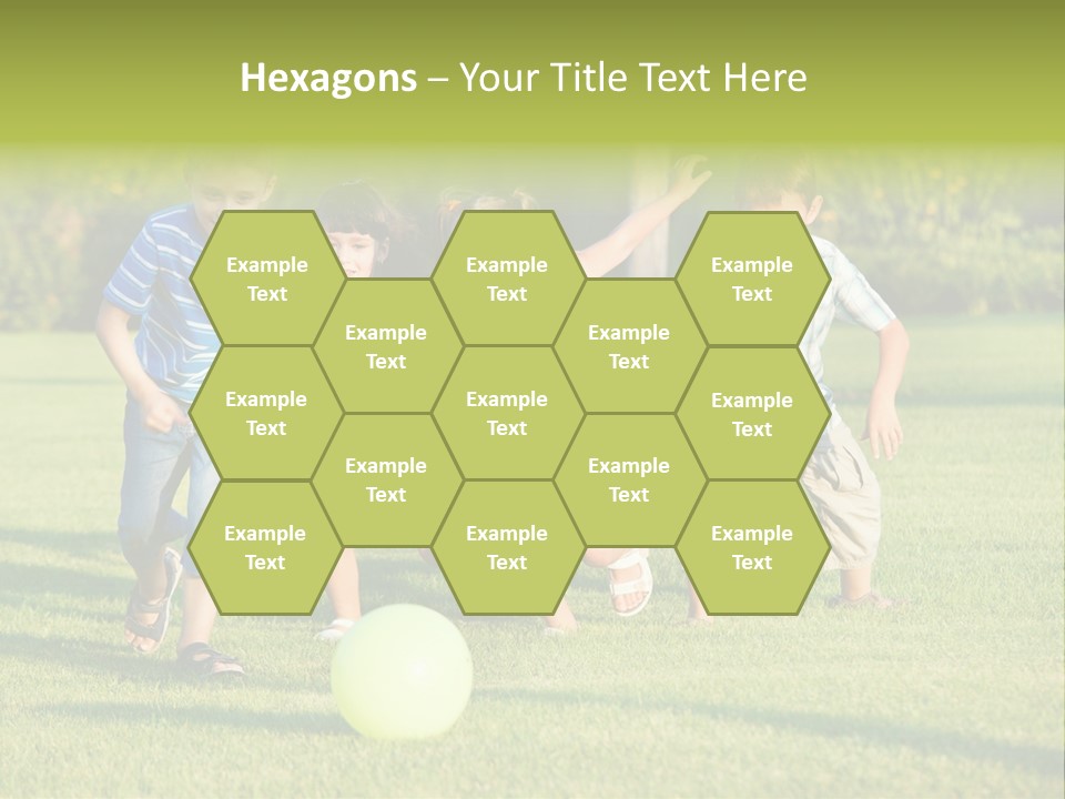 Girl Catching Summer PowerPoint Template