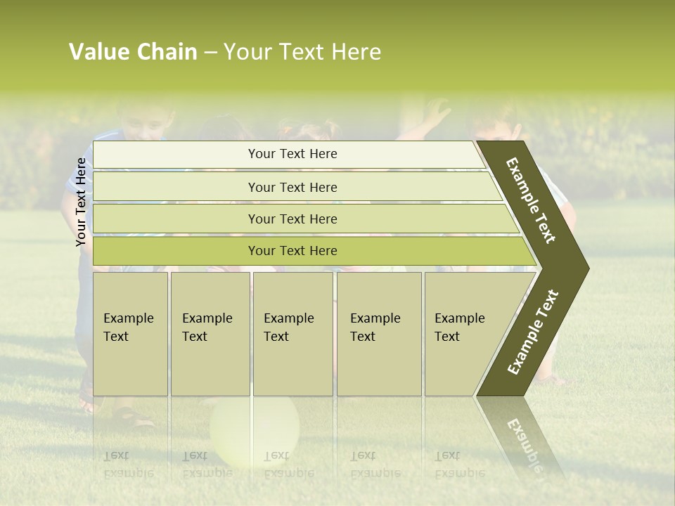 Girl Catching Summer PowerPoint Template