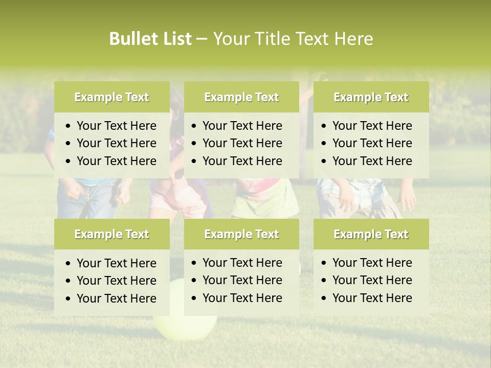 Girl Catching Summer PowerPoint Template