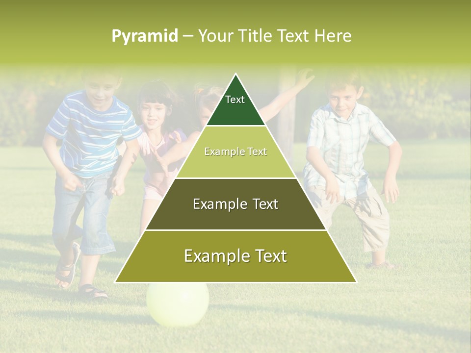 Girl Catching Summer PowerPoint Template