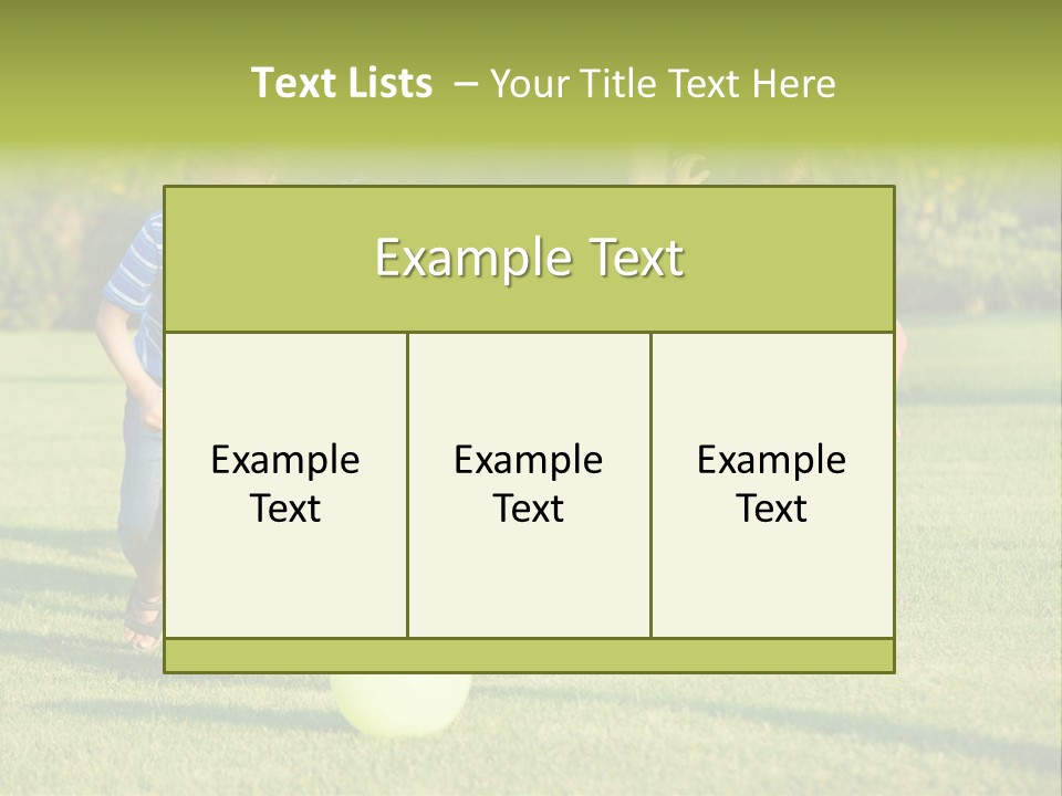 Girl Catching Summer PowerPoint Template