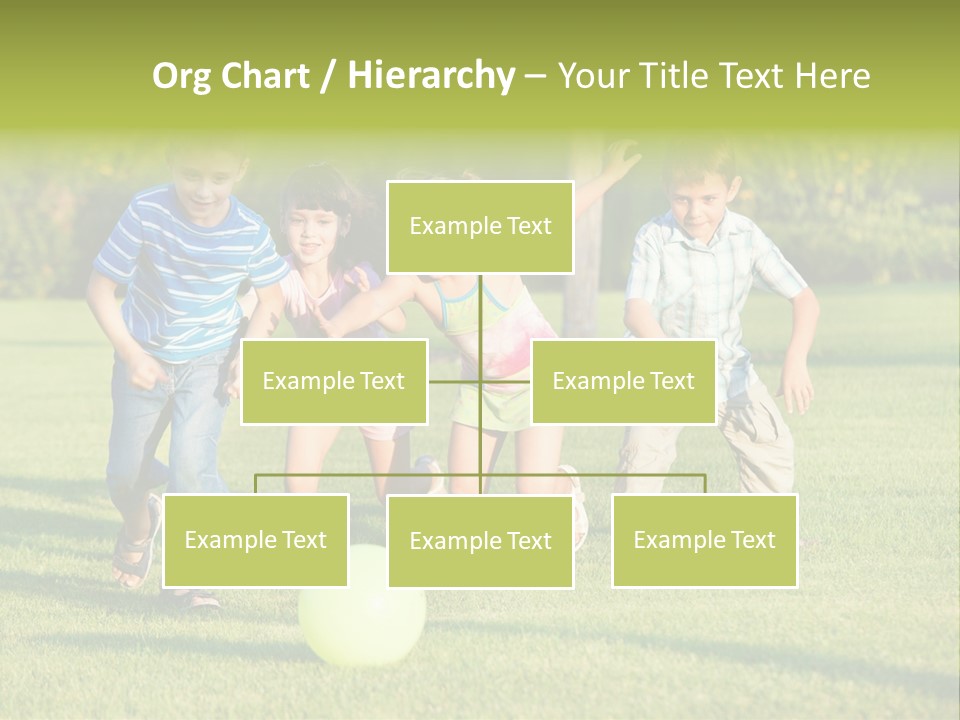 Girl Catching Summer PowerPoint Template