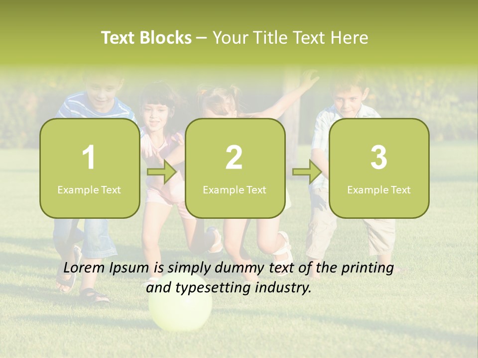 Girl Catching Summer PowerPoint Template