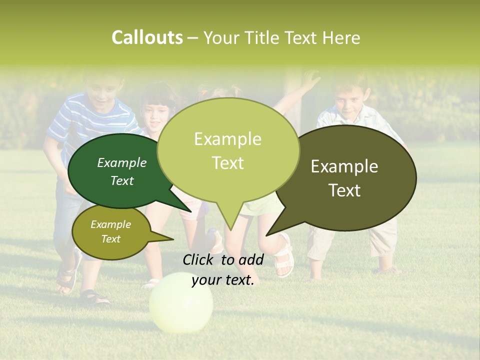 Girl Catching Summer PowerPoint Template