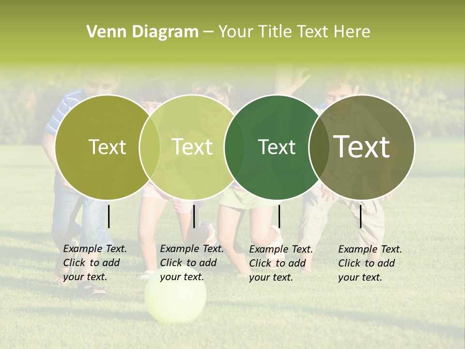 Girl Catching Summer PowerPoint Template