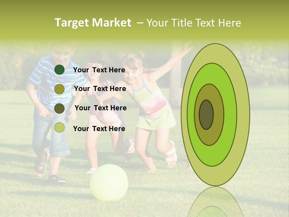 Girl Catching Summer PowerPoint Template