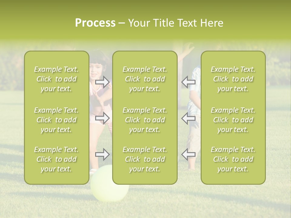 Girl Catching Summer PowerPoint Template