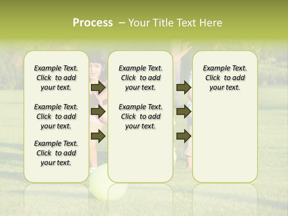 Girl Catching Summer PowerPoint Template