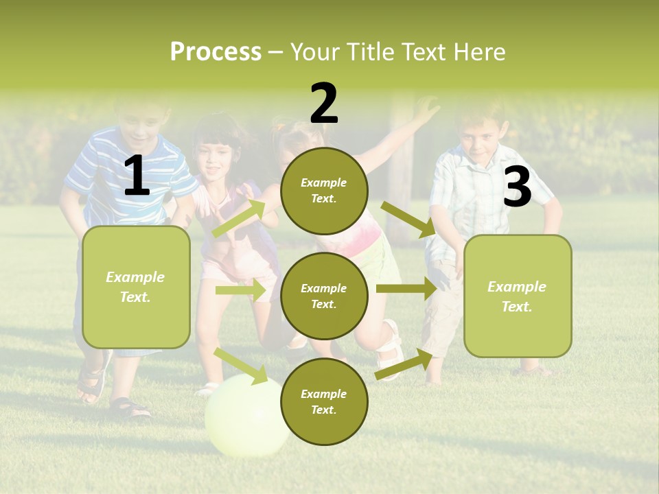 Girl Catching Summer PowerPoint Template