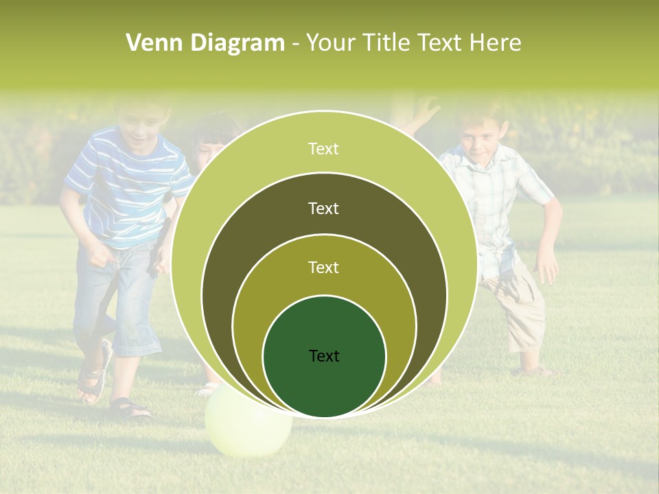 Girl Catching Summer PowerPoint Template