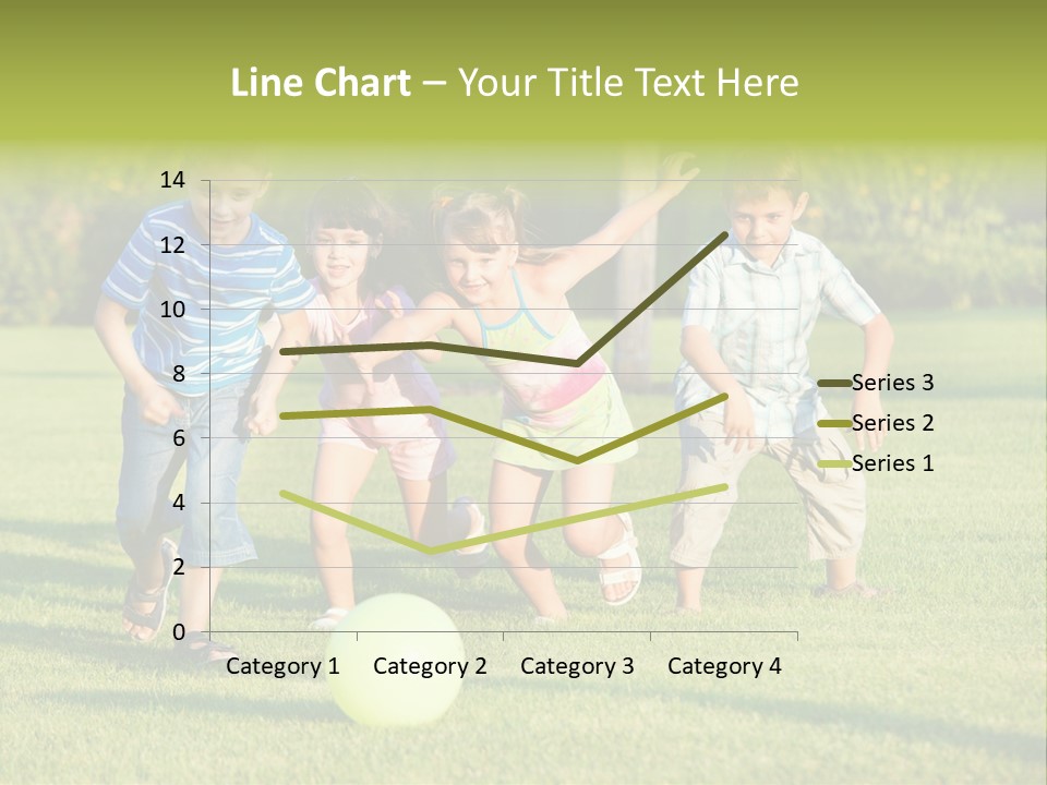 Girl Catching Summer PowerPoint Template