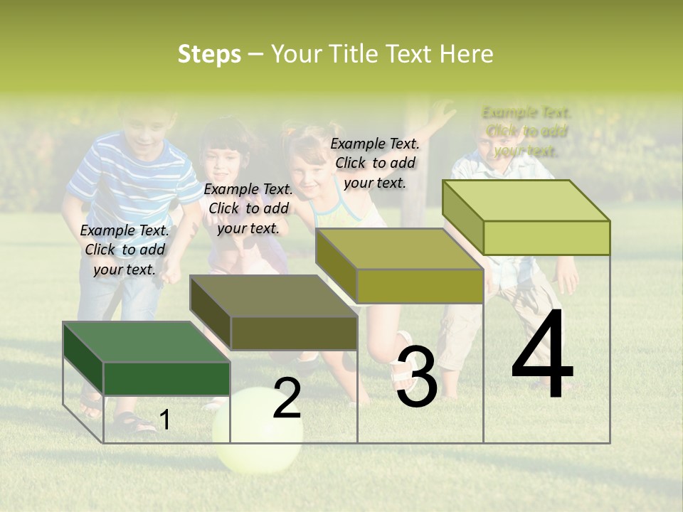 Girl Catching Summer PowerPoint Template