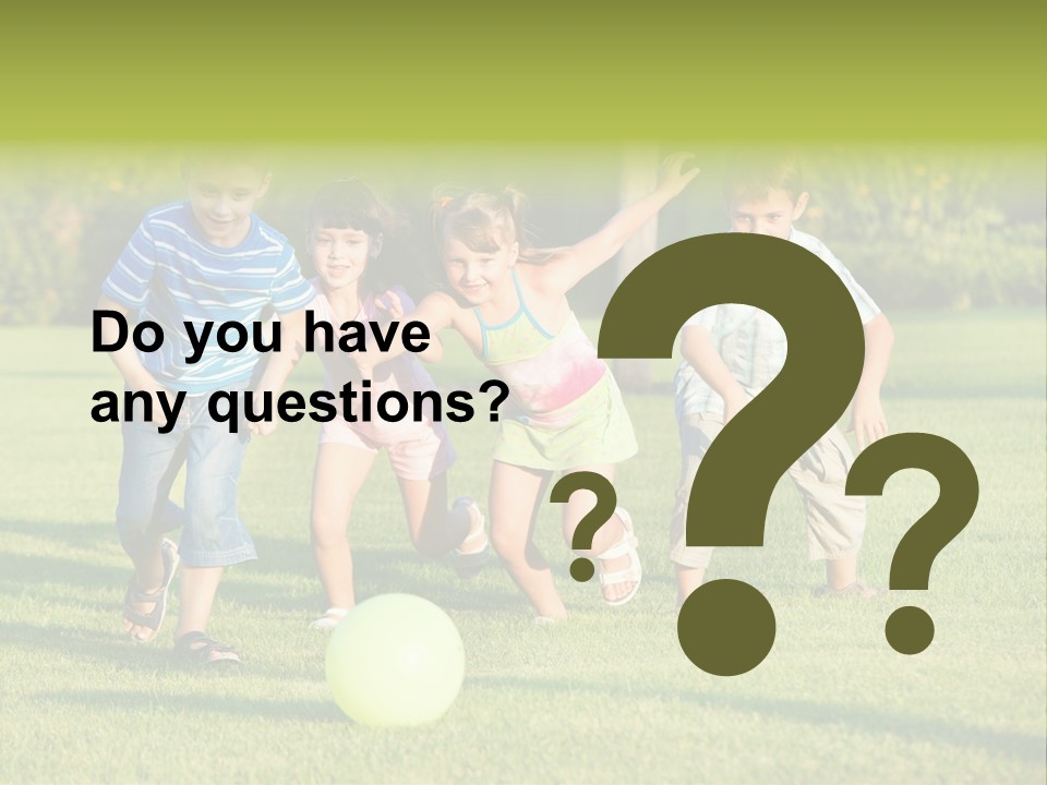 Girl Catching Summer PowerPoint Template