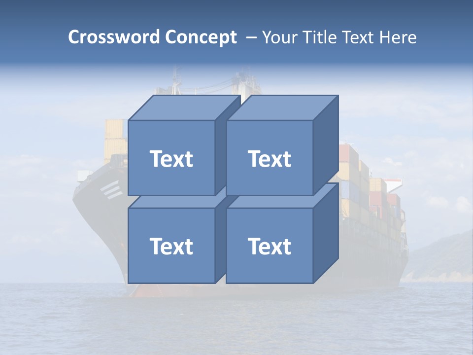 Industrial Crane Carrier PowerPoint Template