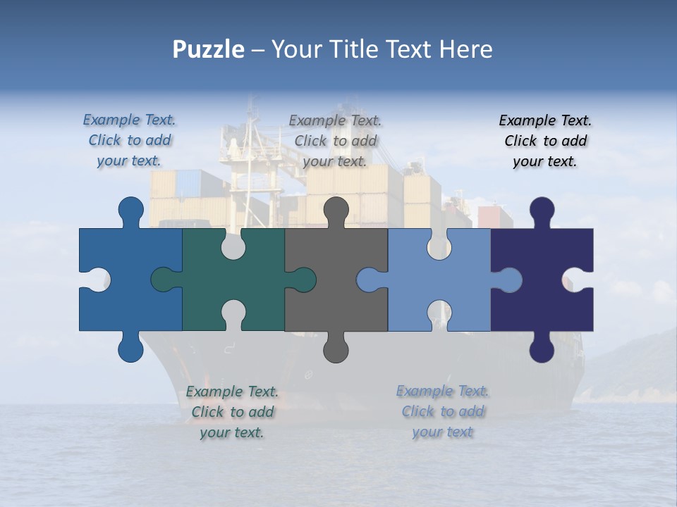 Industrial Crane Carrier PowerPoint Template