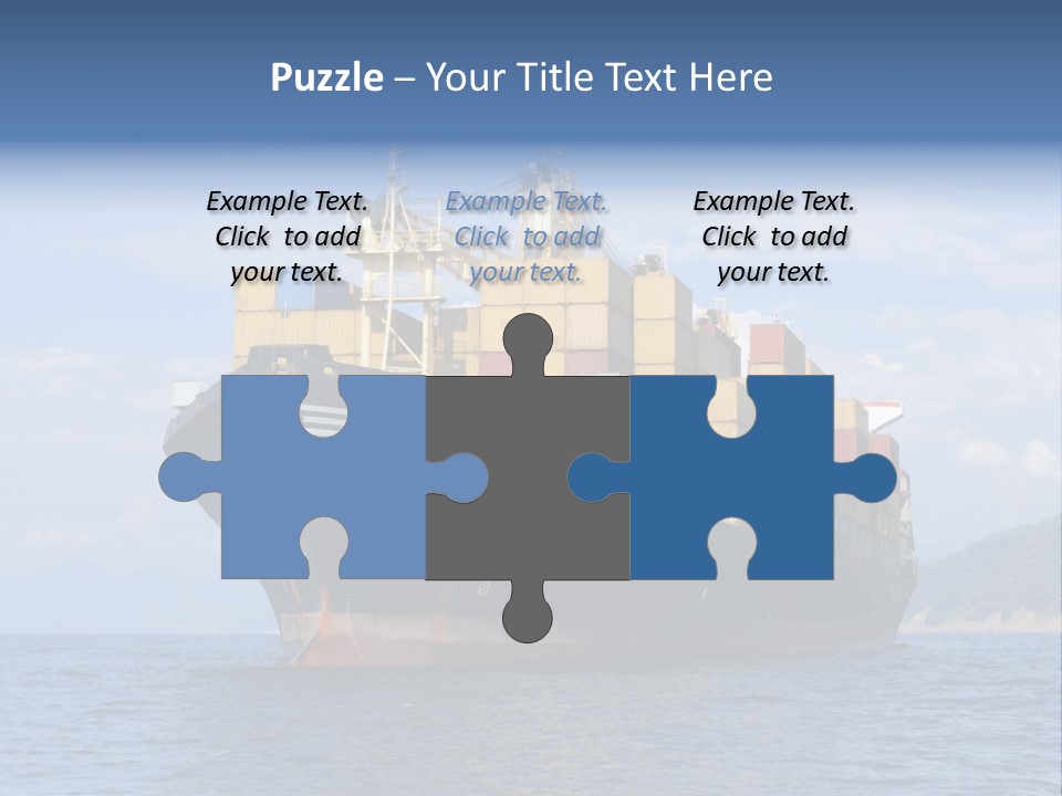 Industrial Crane Carrier PowerPoint Template