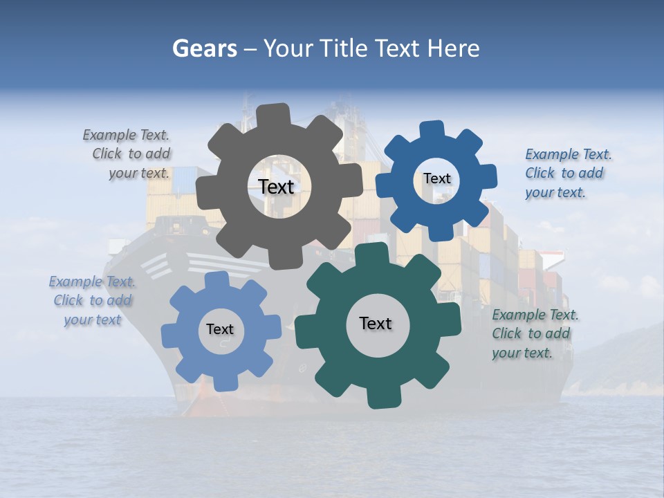Industrial Crane Carrier PowerPoint Template