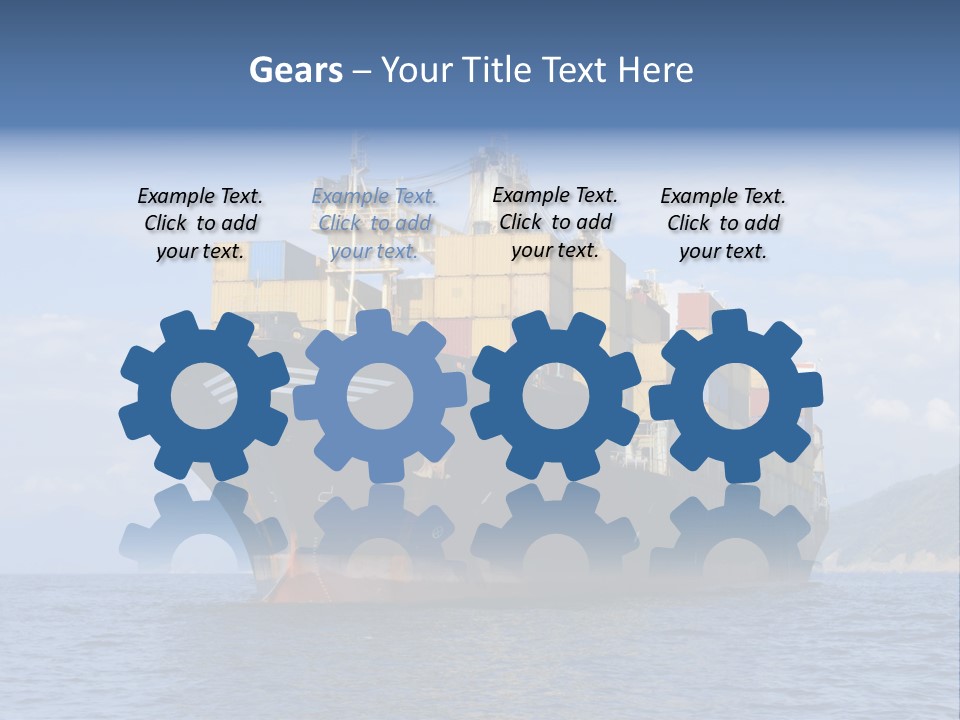 Industrial Crane Carrier PowerPoint Template