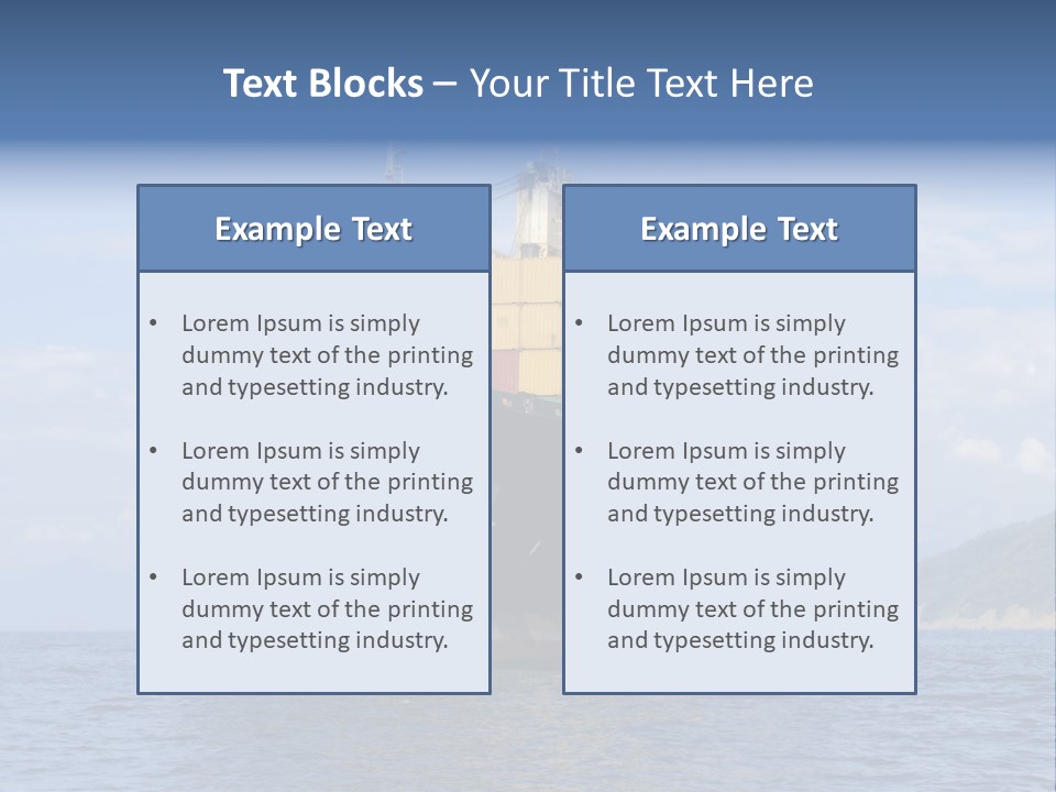 Industrial Crane Carrier PowerPoint Template