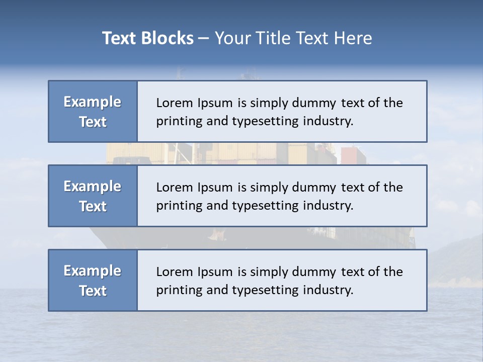 Industrial Crane Carrier PowerPoint Template