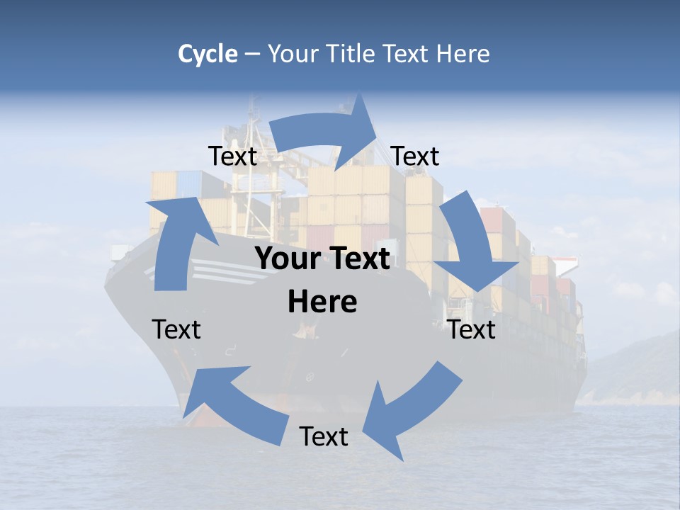 Industrial Crane Carrier PowerPoint Template