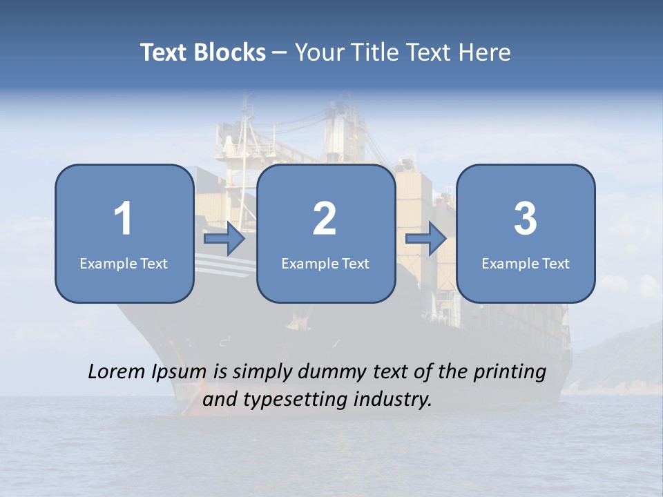 Industrial Crane Carrier PowerPoint Template