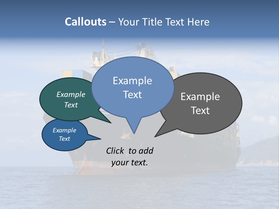 Industrial Crane Carrier PowerPoint Template