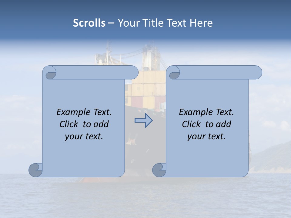 Industrial Crane Carrier PowerPoint Template