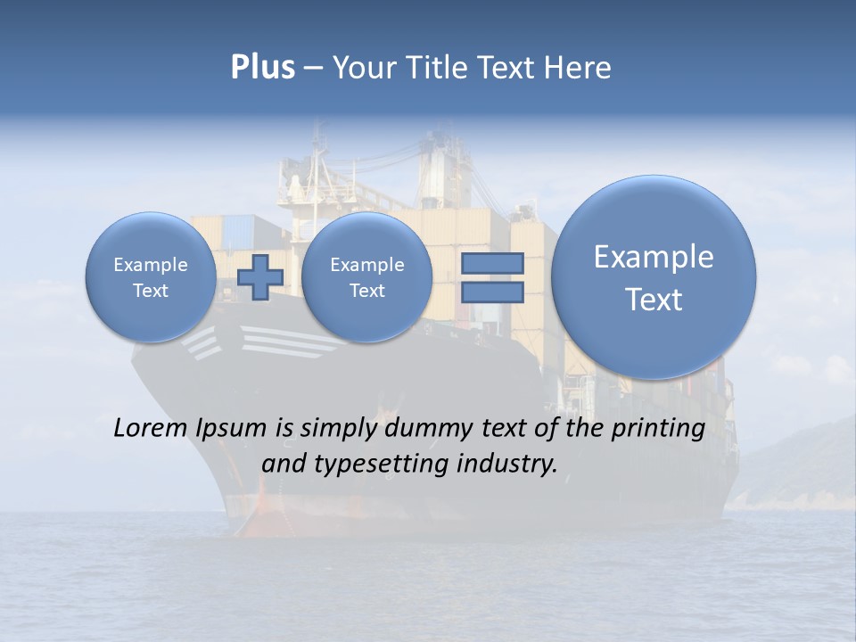 Industrial Crane Carrier PowerPoint Template