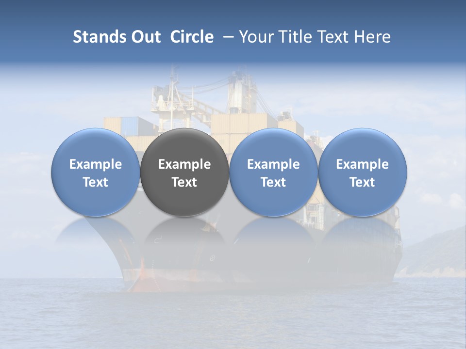 Industrial Crane Carrier PowerPoint Template