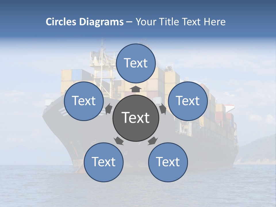 Industrial Crane Carrier PowerPoint Template