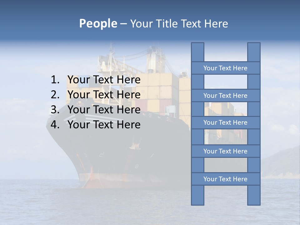 Industrial Crane Carrier PowerPoint Template