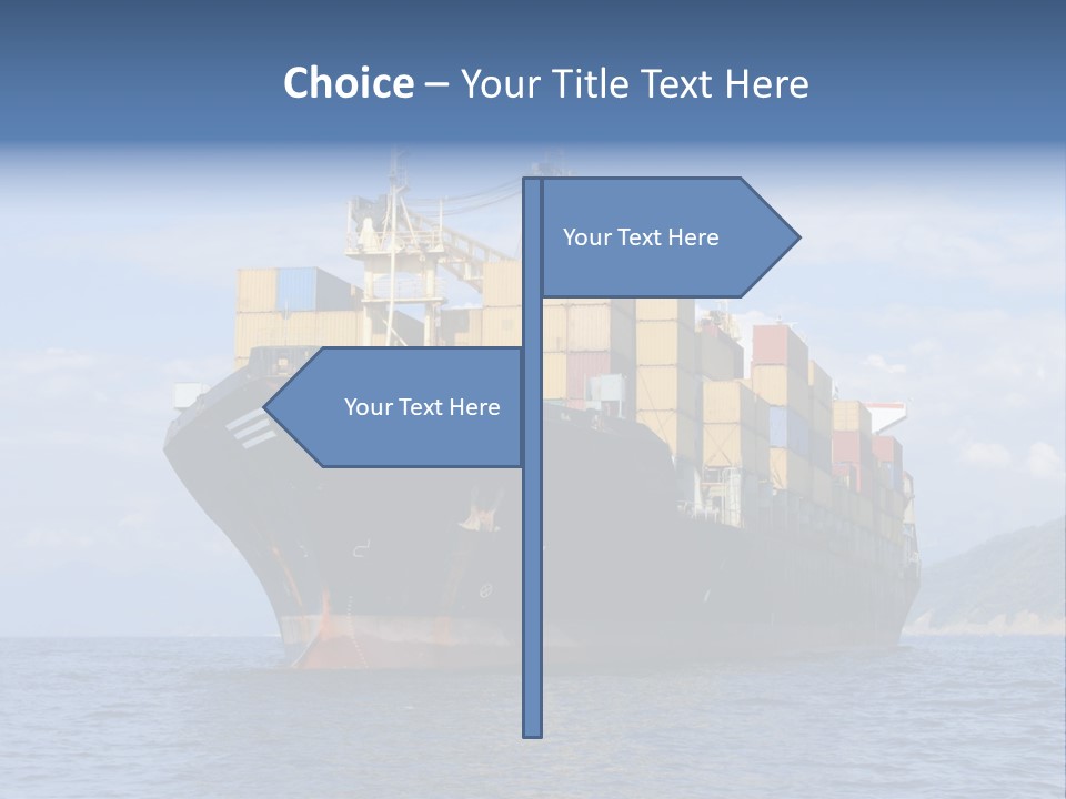 Industrial Crane Carrier PowerPoint Template