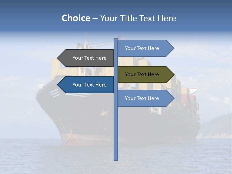 Industrial Crane Carrier PowerPoint Template
