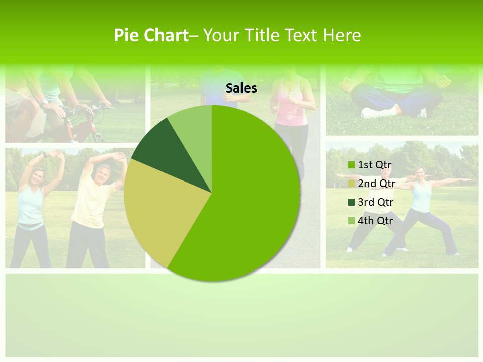 Family Mature Jog PowerPoint Template