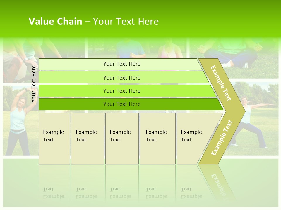 Family Mature Jog PowerPoint Template