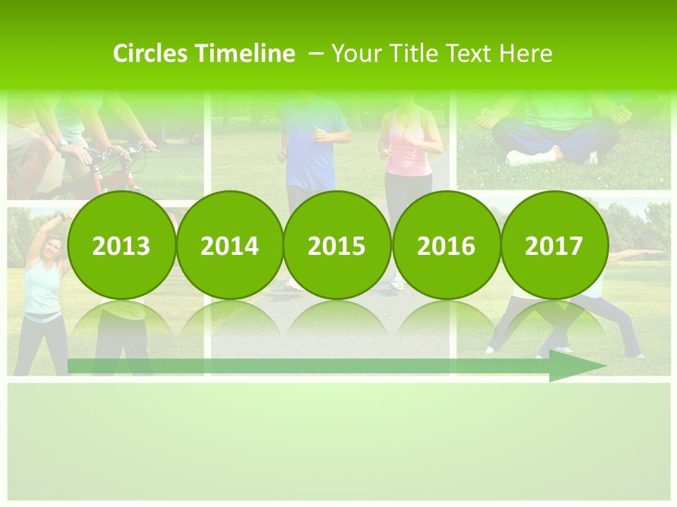 Family Mature Jog PowerPoint Template