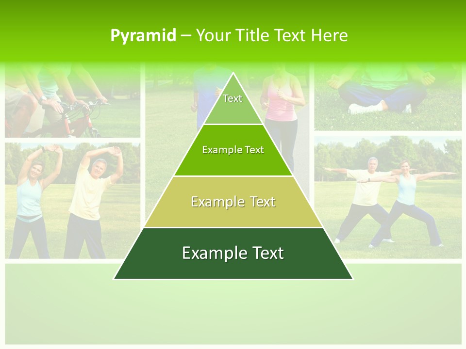 Family Mature Jog PowerPoint Template