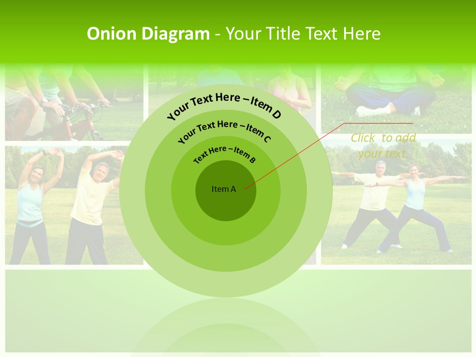 Family Mature Jog PowerPoint Template