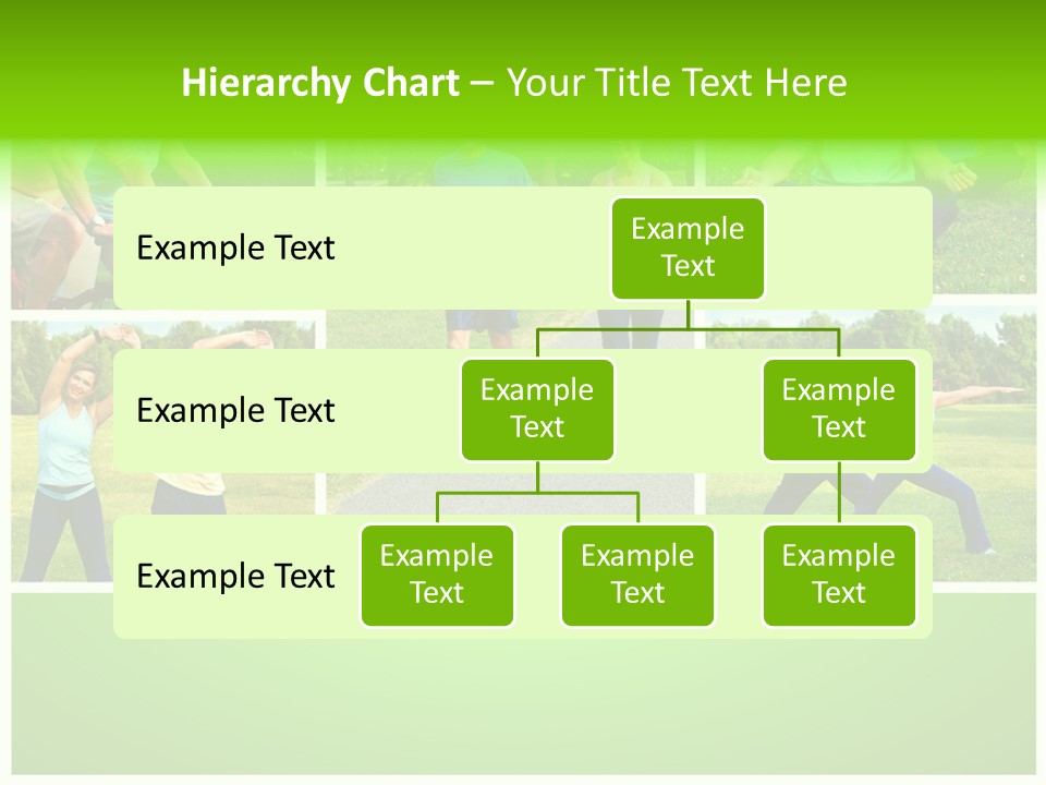 Family Mature Jog PowerPoint Template