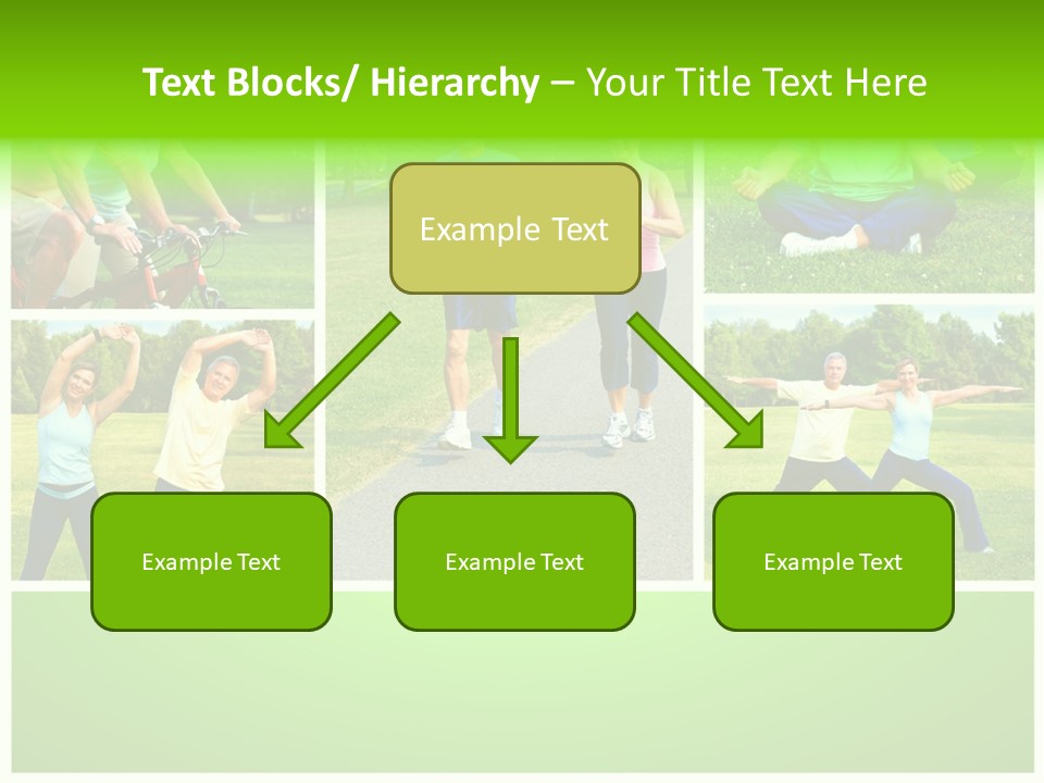 Family Mature Jog PowerPoint Template
