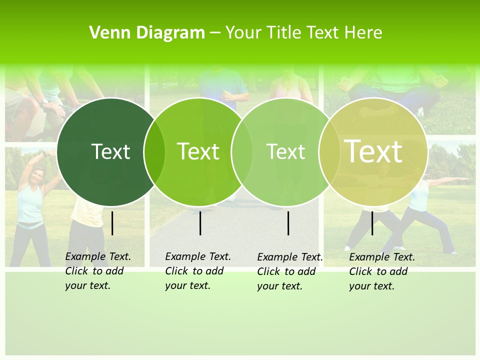 Family Mature Jog PowerPoint Template